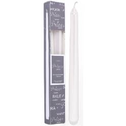 Vela Candelabro Blanca 25Hcm (set 2uds)