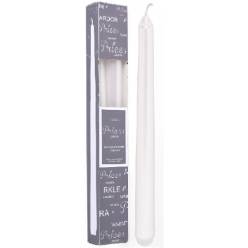 Vela Candelabro Blanca 25Hcm (Set 2uds)