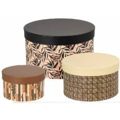 Caja Carton Estampada (Set 3 uds)