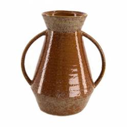 Vasija Atenea Ceramica Marron 17,5x22,5x27Hcm