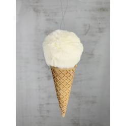 Cucurucho Colgante Beige 22cm