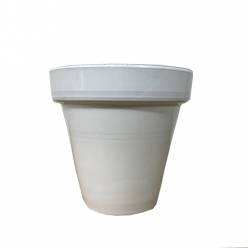 Maceta Standard Blanco 20.5x22Hcm