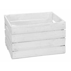 Caja Aymara Madera Blanca 40,5x50,5x32Hcm