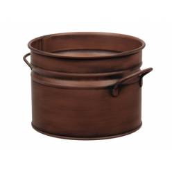 Cubeta Metal Cobre 18x16Hcm