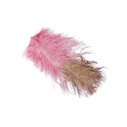 Plumas Avestruz Rosa 15-20cm (x12uds)