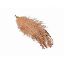 Plumas Avestruz Oro 15-20cm (x12uds)