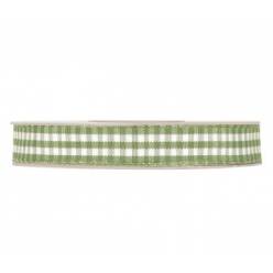 Cinta Vichy Verde Oliva 15mmx20m