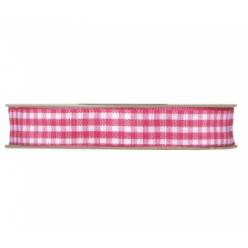 Cinta Vichy Fucsia 15mmx20m