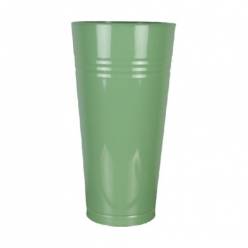 Cubeta Metal Verde 27x50Hcm