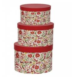 Cajas Florentine Estampada (Set 3uds)