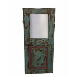 Puerta Antique Azul Pequea 35x80Hcm