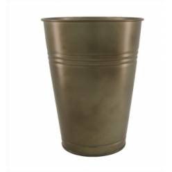 Cubeta Metal Gris 23.5x30H