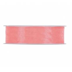 Cinta Organza Cristal Coral 25mmx50m