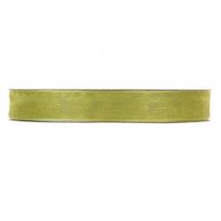 Cinta Organza Cristal Verde Oliva 15mmx50m