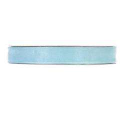 Cinta Organza Cristal Azul Bebe 15mmx50m