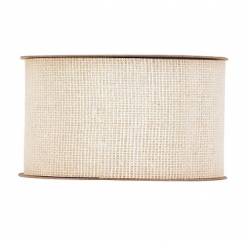 Cinta Algodon Ajedrez Crema 75mmx20m