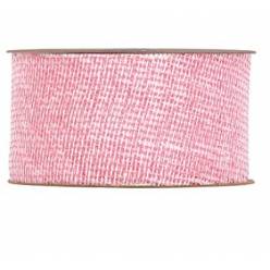 Cinta Algodon Ajedrez Rosa Claro 45mmx20m