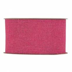 Cinta Algodon Ajedrez Fucsia 45mmx20m