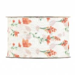 Cinta Flores Rojas 63mmx20m