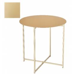 Mesa Mikki Dorada 45x45Hcm
