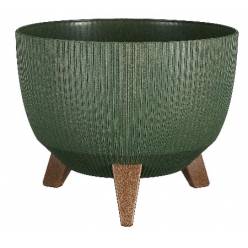 Base Plastico Doppio Verde 29x18Hcm