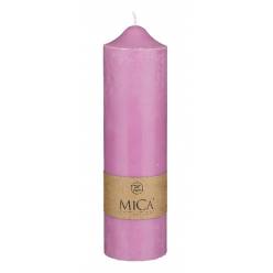 Vela Rosa 7x25Hcm