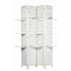 Paraban Madera Blanco con Estantes 2Ax152Lx180Hcm
