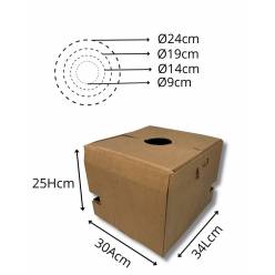 Cuadro Interior N4 30Ax34Lx25Hcm (x10uds)