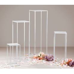 Soporte Metal Blanco (set 4uds)