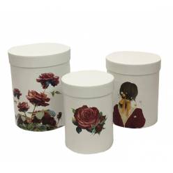 Sombrerera Fiori (Set 3uds)