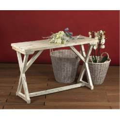 Mesa Raw Blanca 43x120x78Hcm