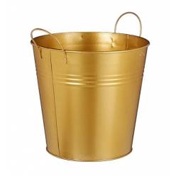 Cubremaceta Joey Metal Oro 22x21Hcm