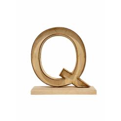 Letra Q Classic con Peana 24x26.5Hcm
