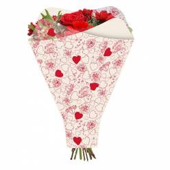 Funda Doble Floral Love 50x44x12cm (x50uds)
