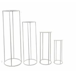 Soporte Redondo Blanco (Set 4uds)