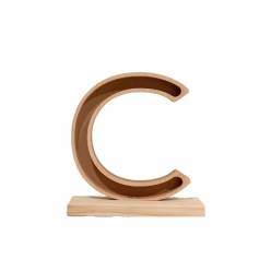 Letra C Premium con Peana 23x24.5Hcm
