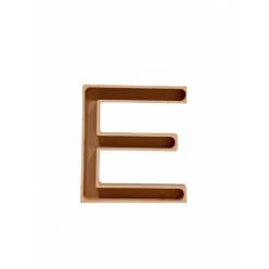 Letra E Premium sin Peana 23x24.5Hcm