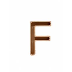 Letra F Premium sin Peana 23x24.5Hcm