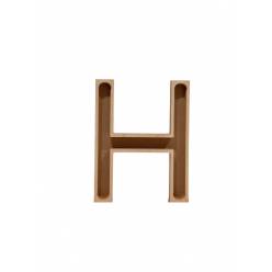 Letra H Premium sin Peana 23x24.5Hcm