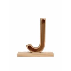 Letra J Premium con Peana 23x24.5Hcm