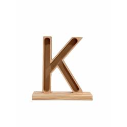 Letra K Premium con Peana 23x24.5Hcm