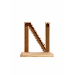 Letra N Premium con Peana 23x24.5Hcm