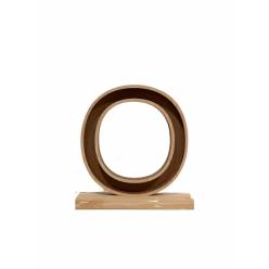 Letra O Premium con Peana 23x24.5Hcm