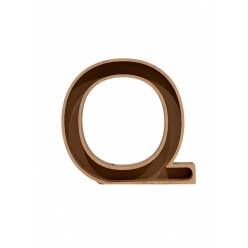 Letra Q Premium sin Peana 23x24.5Hcm