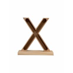 Letra X Premium con Peana 23x24.5Hcm