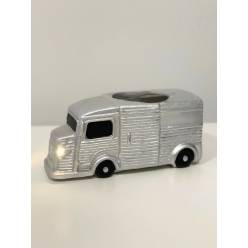 Camioneta Plata con Luces 35Lx12Hcm