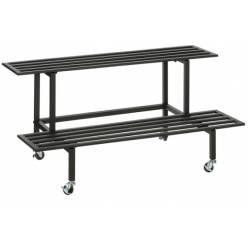 Estanteria Expositora Negra 44x90x42Hcm