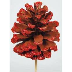 Pick Pias Naturales Purpurina Rojo 7Ax7Lcm (x12uds)
