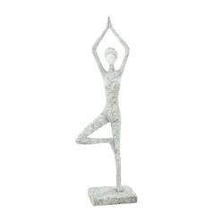 Escultura Namaste 8x13x40Hcm