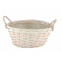 Cesta Atlantic Blanca 28x18Hcm